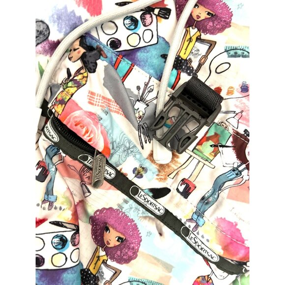 Moomin LeSportsac Backpack Large Print All Over - Picture 7 of 12